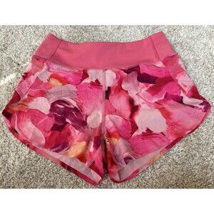 Athleta Run With It Women’s Pink Multi Shorts 3.5” Size XXS EUC